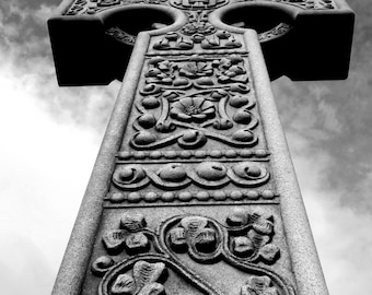 Celtic Cross Print | Intricate Memorial Art Photography
