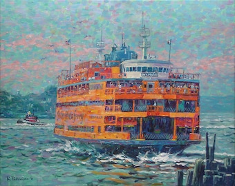 The Guy V. Molinari, - fine art giclée print of an original Impressionist painting by Robert Padovano