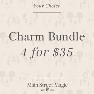 4 For 35.00 Watch Charm Bundle, Apple Watch Band Charm, Magic Band Charms, Button Charm