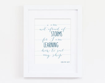 Not afraid of storms | Etsy
