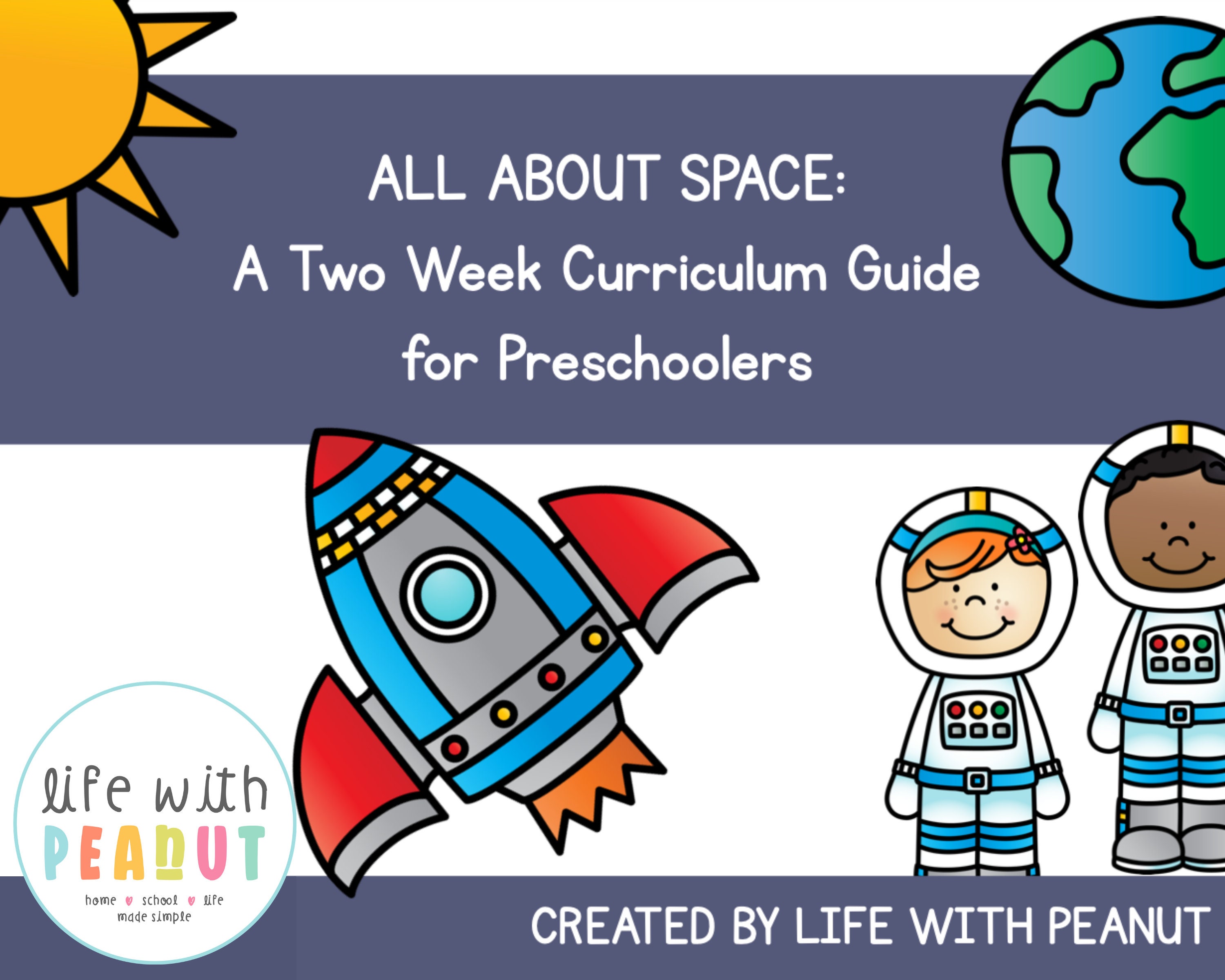 Outer Space Activities for Preschoolers and Kindergarteners | Etsy