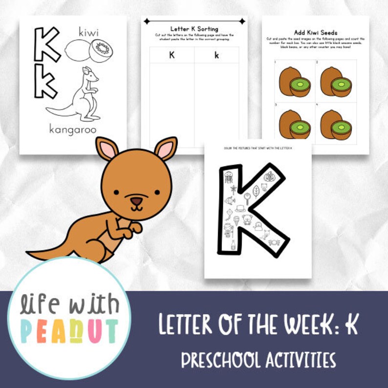 Letter of the Week Preschool Curriculum Alphabet Activities - Etsy
