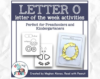 Curriculum Letter van de week voor kleuters, Letter O-activiteiten en ambachten, ochtendwerk, alfabetiseringscentra, wiskundecentra