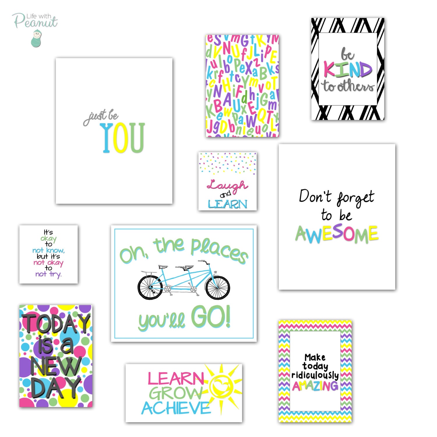 Classroom Decor Kid's Wall Art Inspirational Art | Etsy