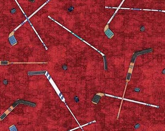 Hockey fabric Etsy Hockey quilt