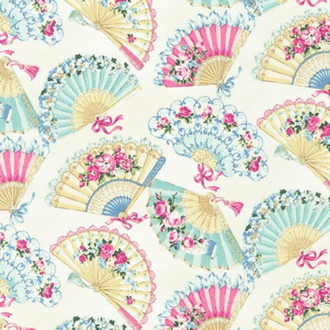 Quilt Gate Fabrics Ruru Bouquet Marie QGRU2380D13200 Etsy