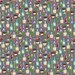 Haunted House Haunted Apothecary on Gray Cotton Woven