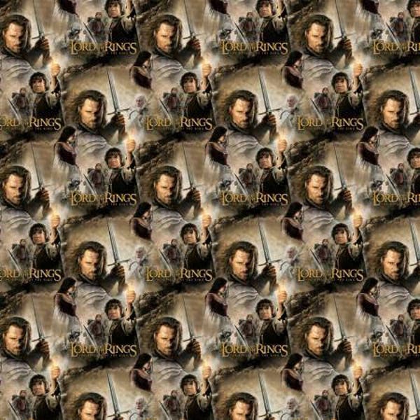 Camelot Fabrics - Licensed Lord of the Rings  - Lord of the Rings Return of the King, Aragorn 23220102J 01 Cotton Woven