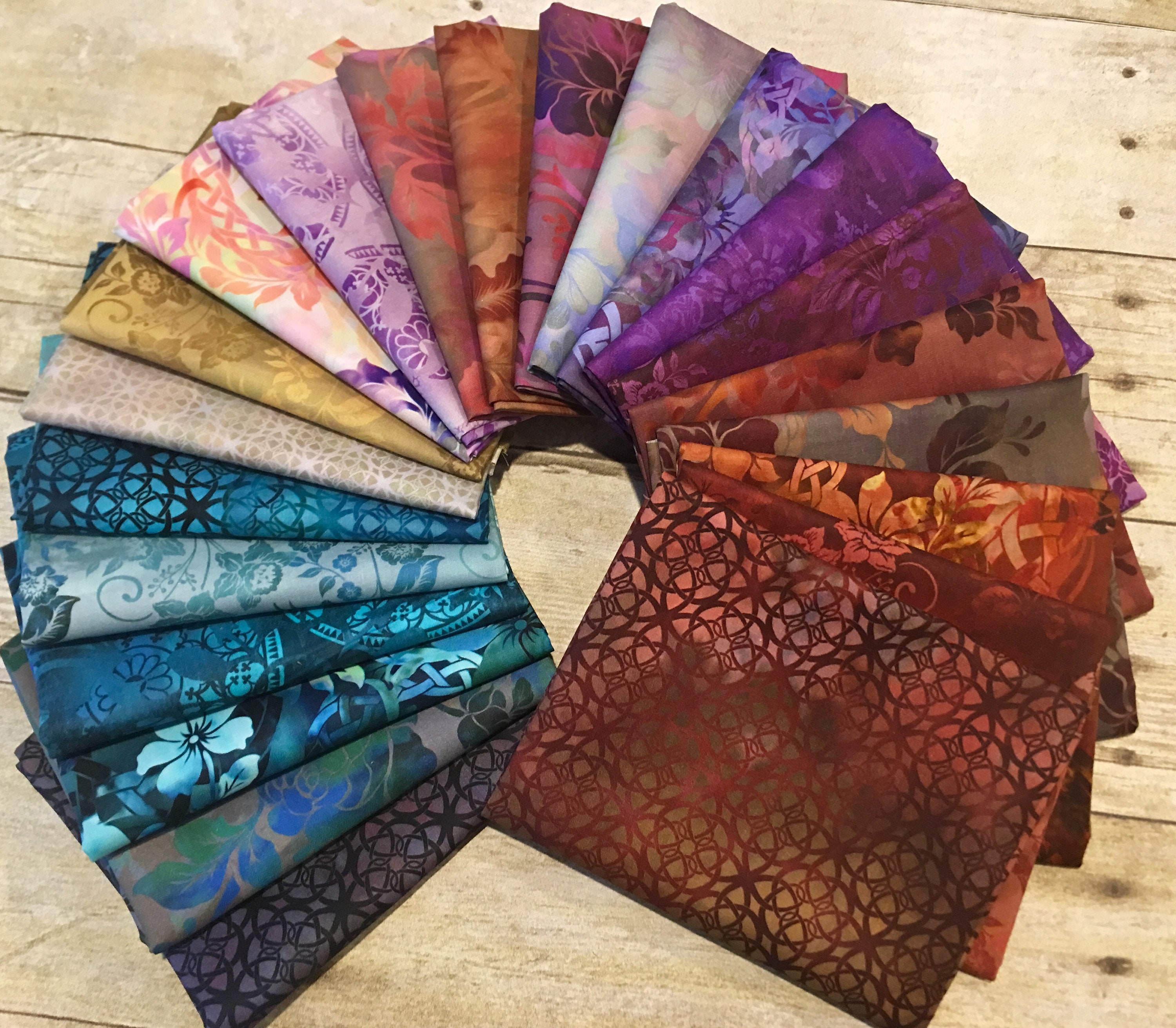 In the Beginning Fabrics Diaphanous de Jason Yenter Brown Etsy