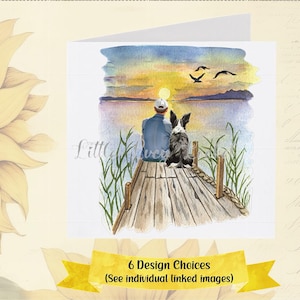 Tarjeta de felicitación para perro Collie - EN BLANCO - Tarjeta para cualquier ocasión - Tarjeta de notas - Tarjeta de cumpleaños - Mejórate - Pensando en ti - Felicitaciones - Notita para perro - Border Collie