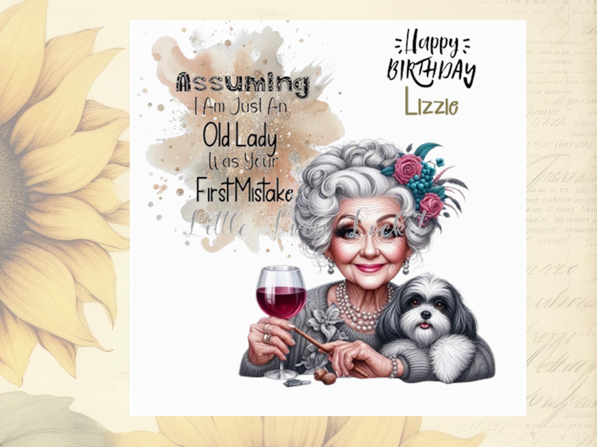 WBdesignz Divertente biglietto di compleanno con busta – trattare delicatamente! 75° compleanno, biglietto regalo Happy Birthday – 75° compleanno divertente biglietto di biancheria (DIN A6