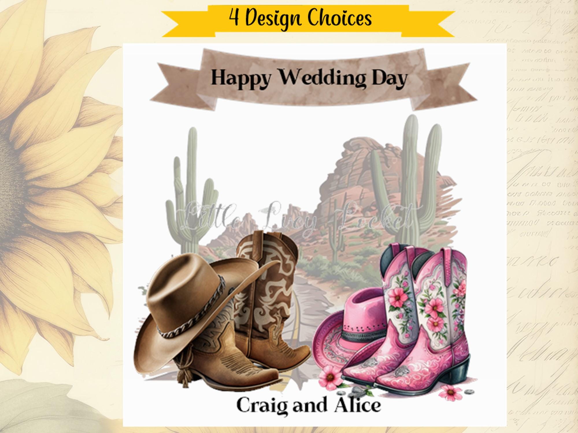 Cowboy Boots Wedding Card - Etsy, image size:2000x1500