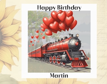 Hallmark - Biglietto di auguri per 1 compleanno motivo: treno a vapore