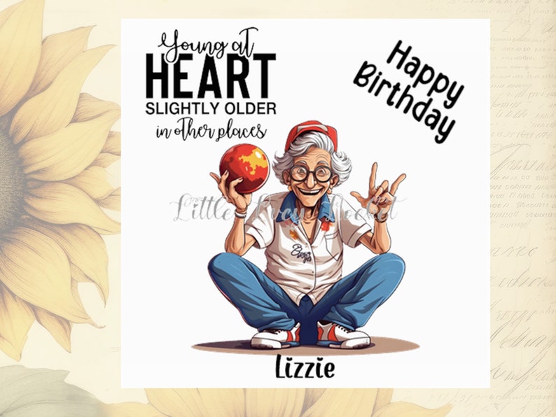 Young At Heart personalised birthday Card For Her witty Card humour young-at-heart-personalised-birthday-card-for-her-witty-card-humour