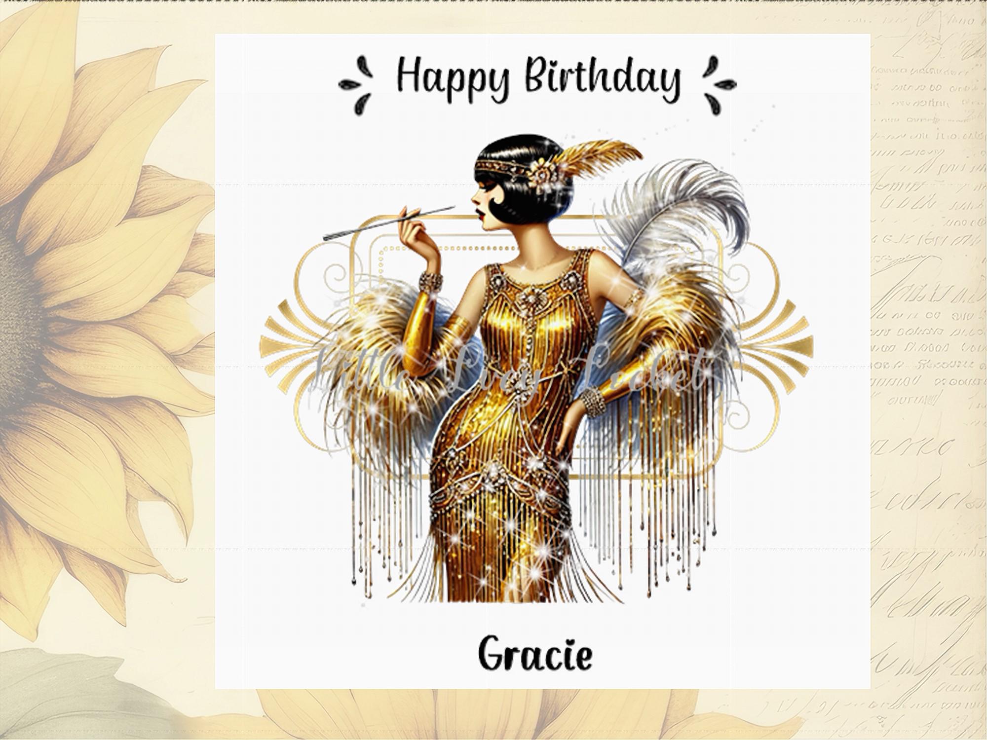 Artery8 Bon Voyage Butterfly Dancer Art Nouveau 1920s Retro For