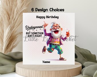Secret To A Long Life Funny Birthday Card – Man On Mountain, Designer Greetings 677-00200-000