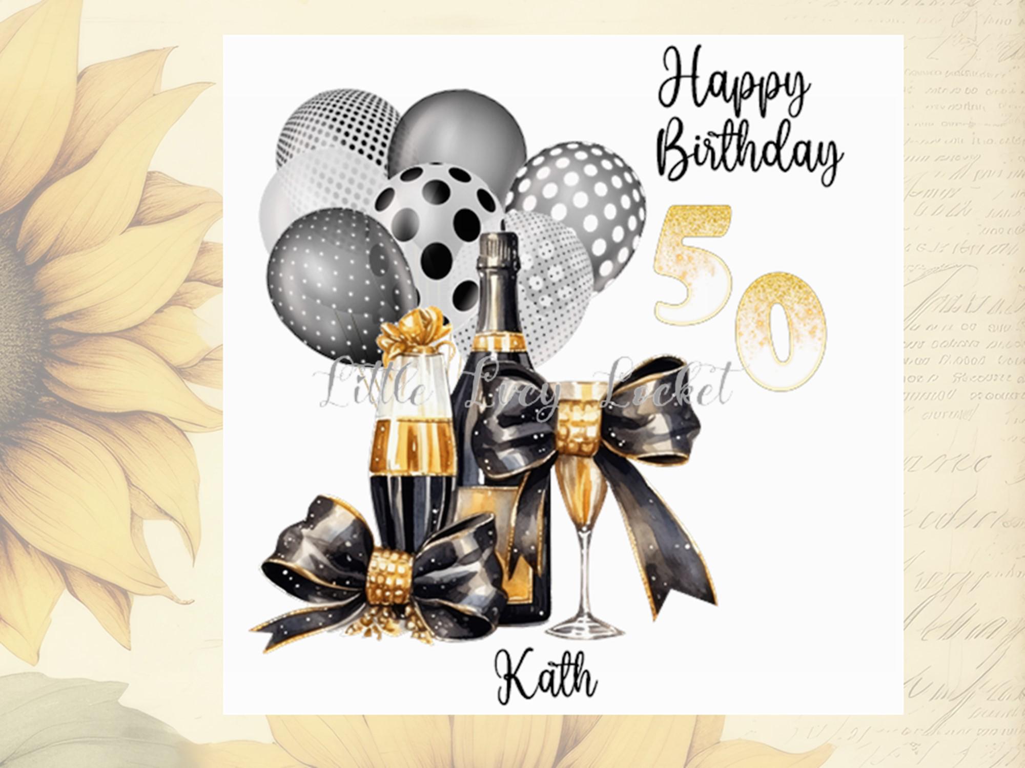 Biglietto di compleanno con i palloncini | Mamma Felice