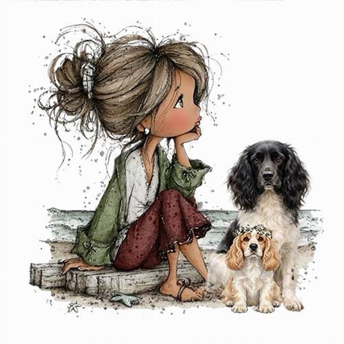 ボストンテリアの誕生日カード（名入れ可）：水彩画風の犬好き向け