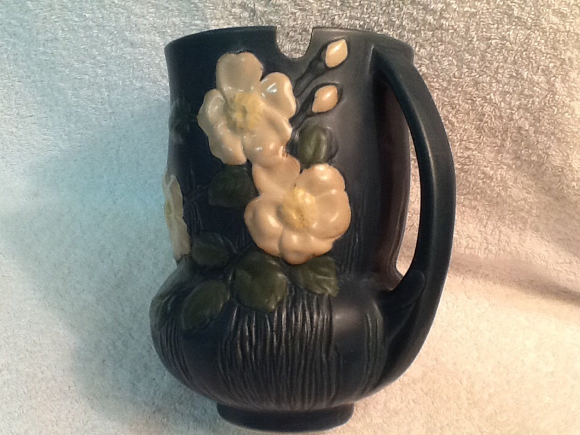 Vintage Roseville Reproduction Vase 9858 Etsy