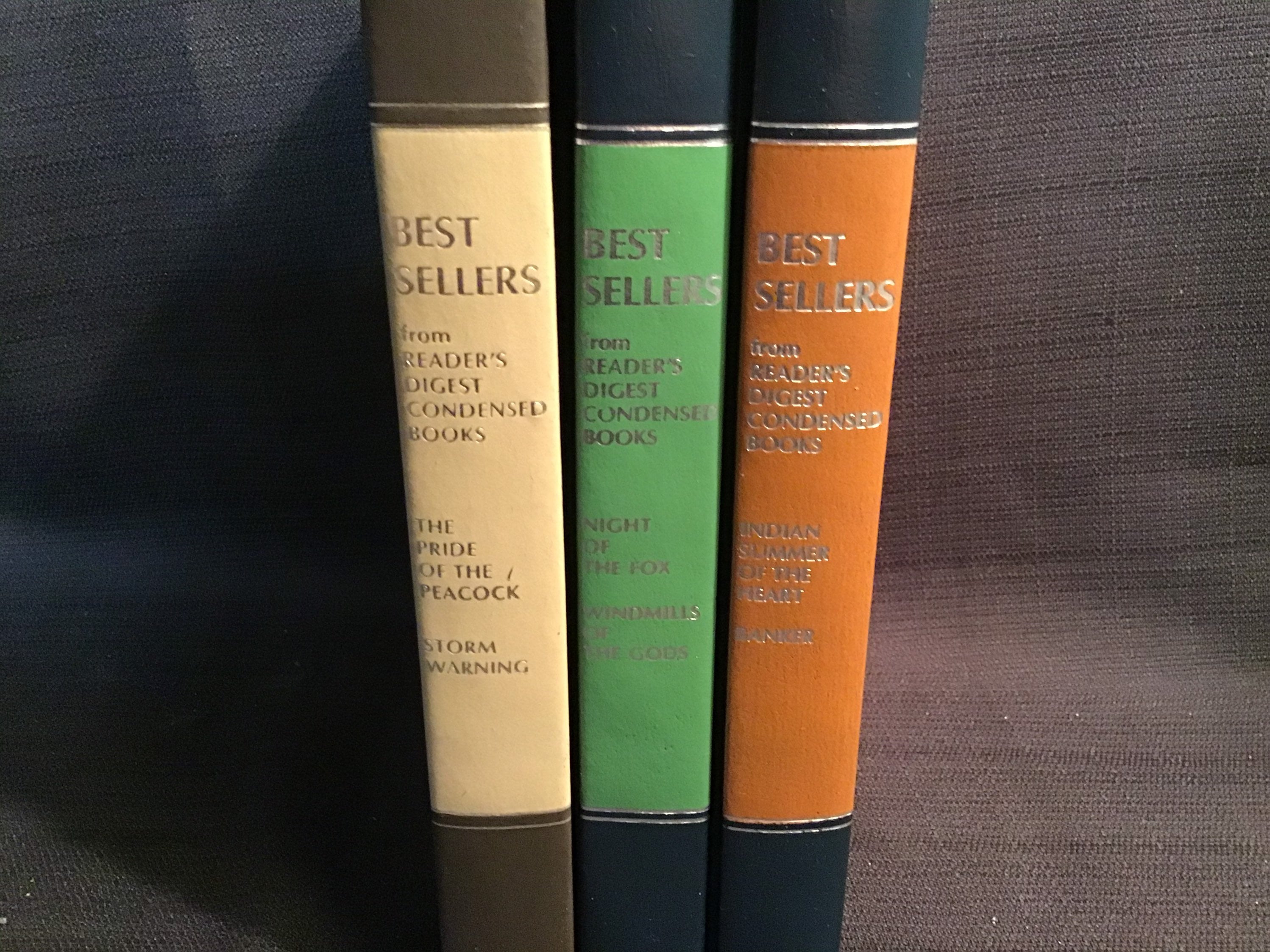 Vintage Readers Digest Best Sellers Books Ex Libris Set of 3 Teen Size  1970s & 1980s EXCELLENT CONDITION 