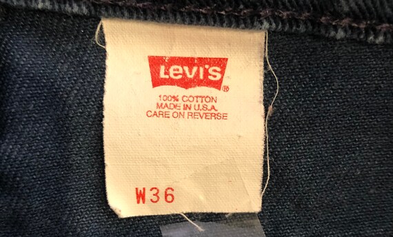 Vintage Levi’s Mens 550 Denim Shorts <> Dark Blue… - image 4