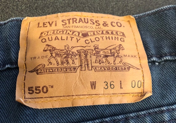 Vintage Levi’s Mens 550 Denim Shorts <> Dark Blue… - image 2