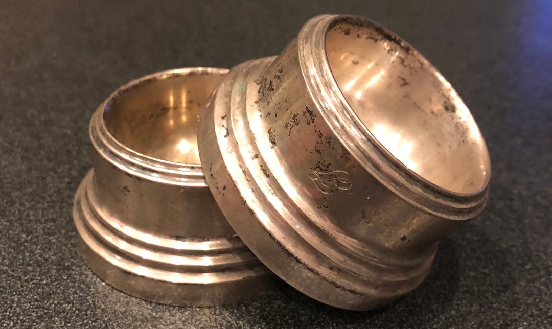 Antique 2 Sterling Silver Salt Cellars Tiny Salt Etsy