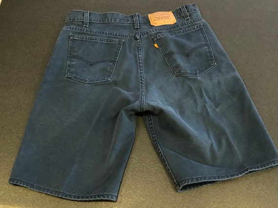 Vintage Levi’s Mens 550 Denim Shorts <> Dark Blue… - image 5