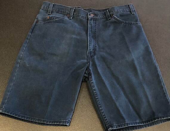 Vintage Levi’s Mens 550 Denim Shorts <> Dark Blue… - image 10