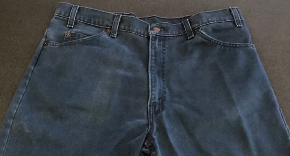 Vintage Levi’s Mens 550 Denim Shorts <> Dark Blue… - image 7