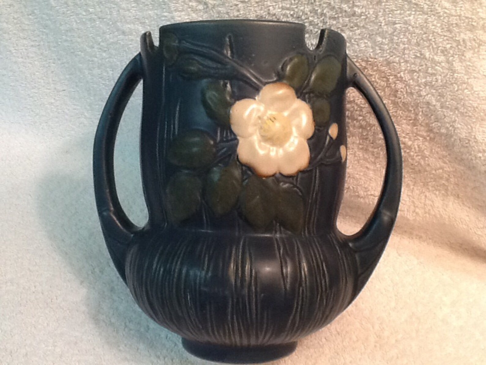 Vintage Roseville Reproduction Vase 9858 Etsy