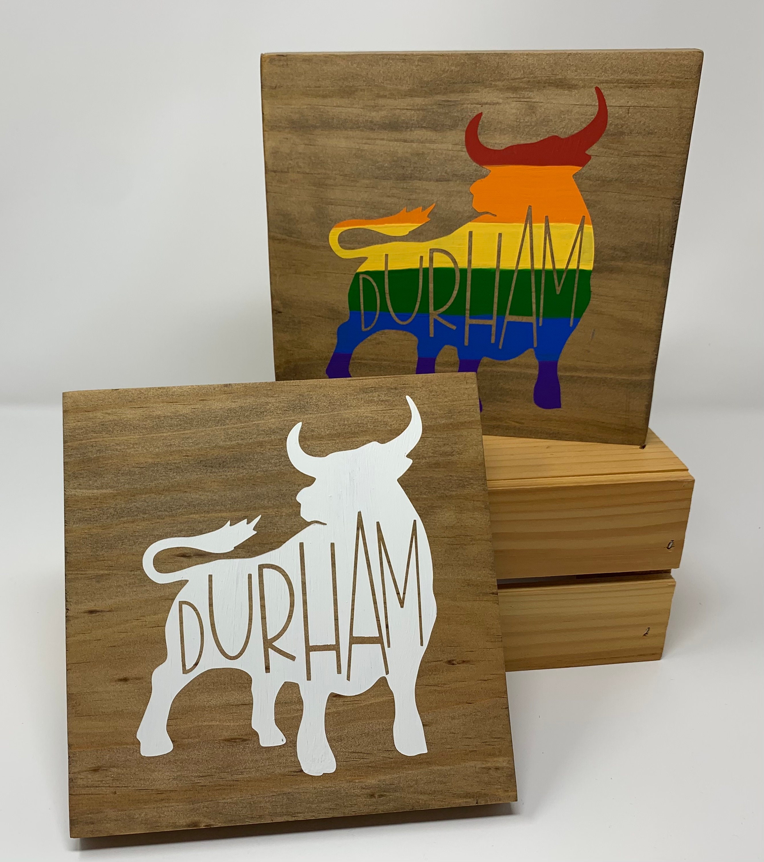Wood Signs Pride Wood Signs Durham Signs Bull City Etsy