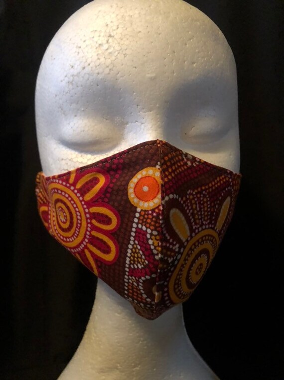 Limited Edition Australian Indigenous Inspired Face Masks Etsy