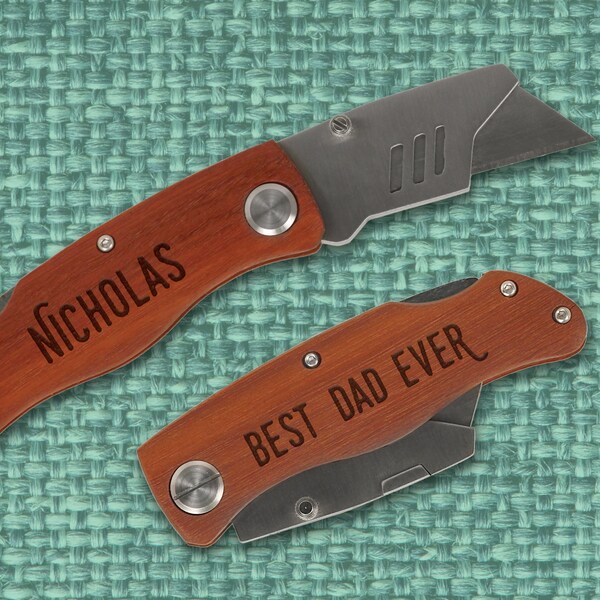 Custom Utility Knife Etsy