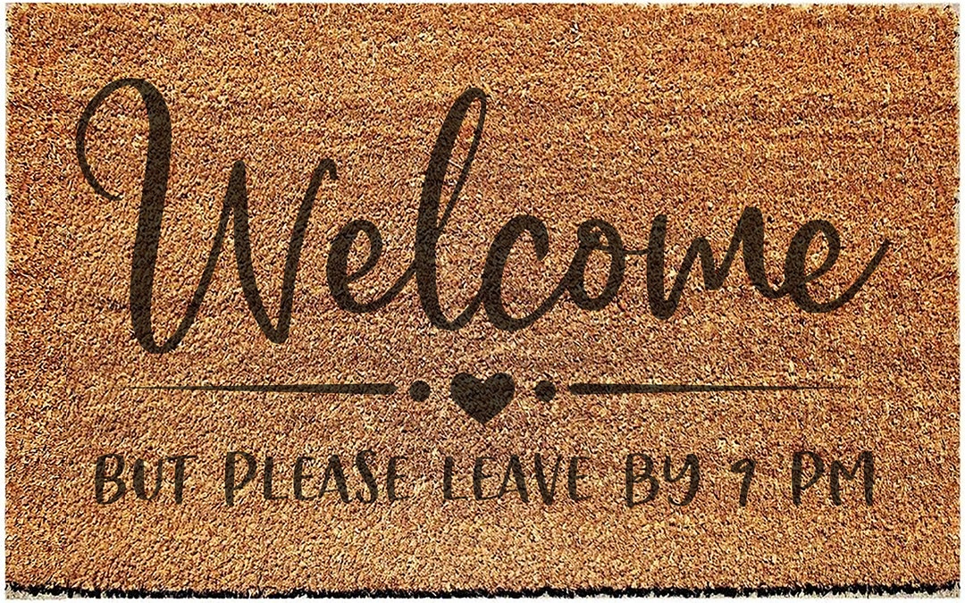 but Please Leave Mat Beige 18 In. X 30 In. Etsy