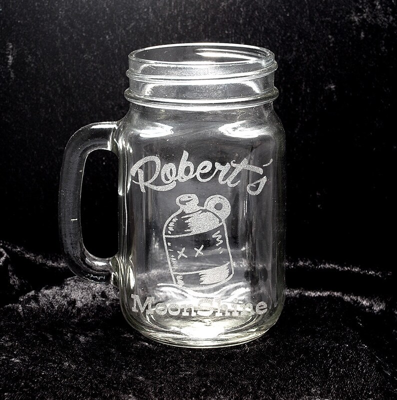 Personalized Moonshine Glass Design Etsy