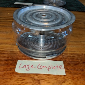 Vintage Pyrex Flameware kaffekanna korg lock sil botten aluminium 7754 7756 7759 7826 7824 7826