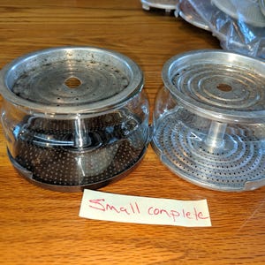 Vintage Pyrex Flameware Kaffeekanne Korb Deckel Sieb Boden Aluminium 7754 7756 7759 7826 7824 7826