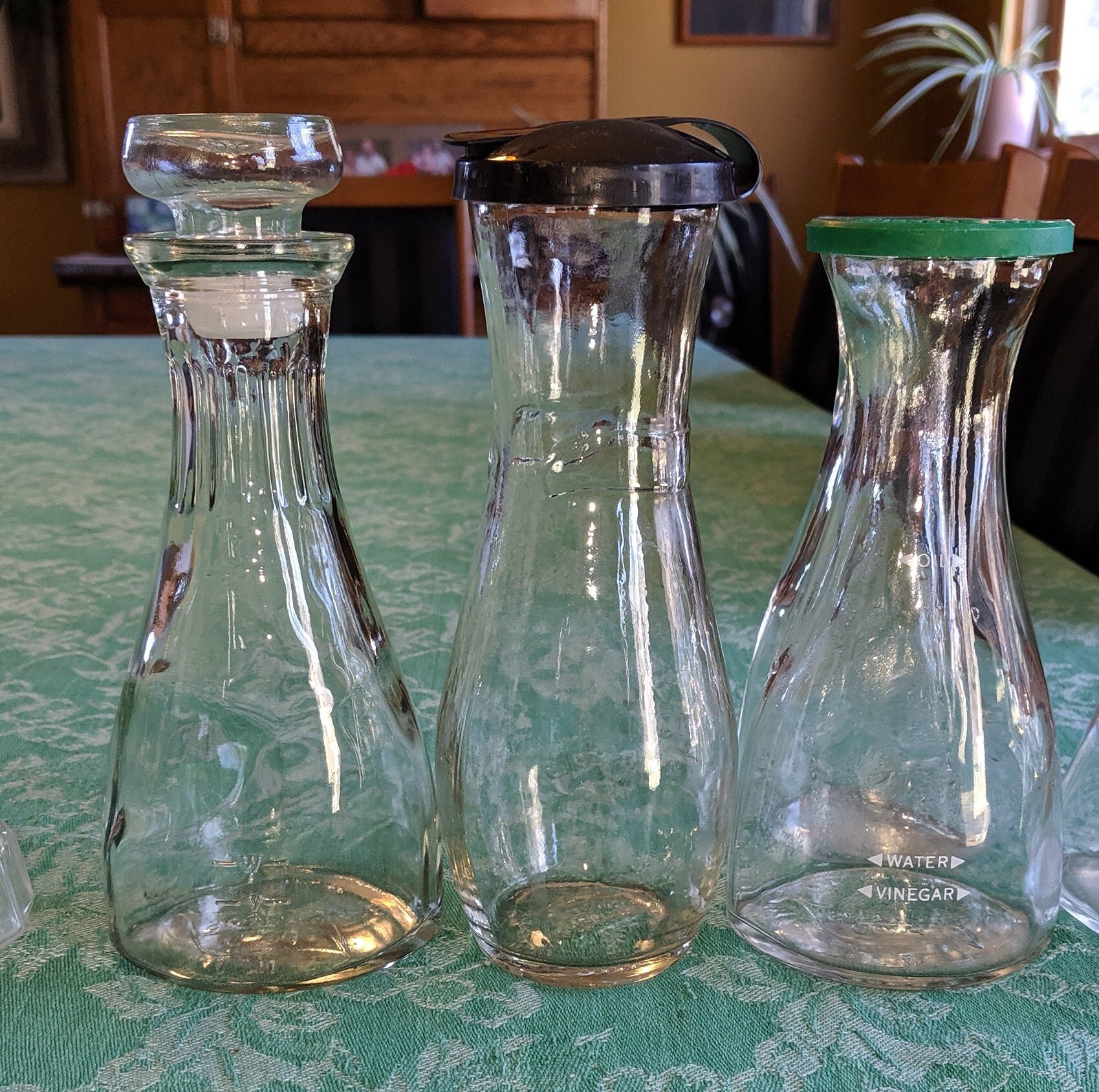 Vintage Good Seasons Salad Dressing Bottle Shaker Rib Ridges Black