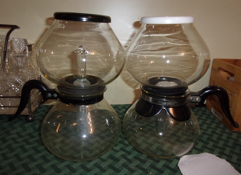Vintage Silex Double Bubble Vacuum Coffee Maker Clear Glass Etsy