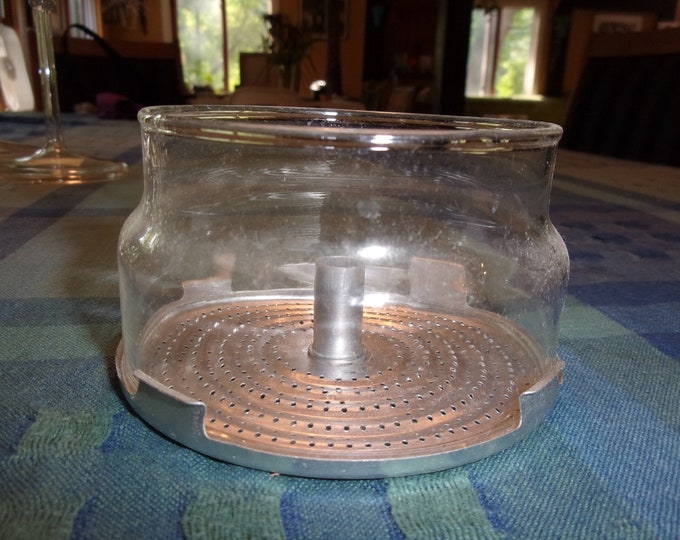 Vintage Pyrex Glass Percolator Coffee Pot Basket Part Basket Ring Lid