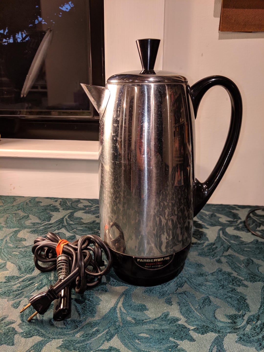 Vintage Farberware Superfast Coffee Percolator Parts Basket Cord