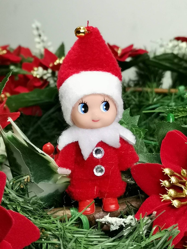 Tiny baby elf miniature elf doll christmas decoration gift Etsy