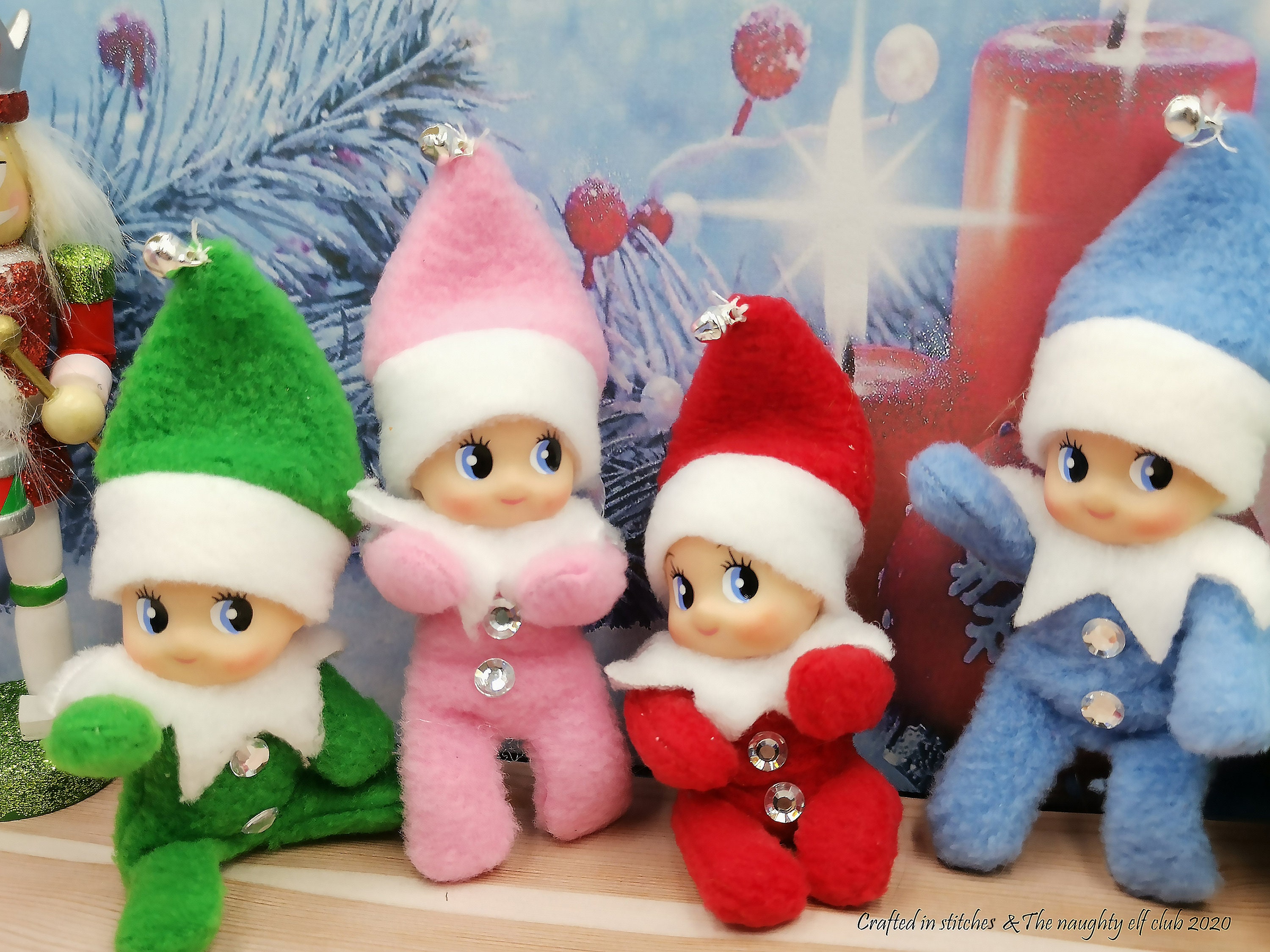 Posable Tiny baby elf miniature decoration coverd hands and Etsy