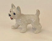 Hand-Painted Miniature West Highland Westie Terrier Ceramic Figurine 24977