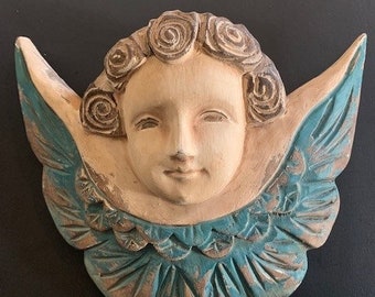 A Keepsake Gift.Handmade in Russia. Wooden Figurine Angel 4,72 Tall Author's Handwork Statuette Carved and Painted by Russian Artists from Sergiev Posad.Home Decor A Keepsake Gift.Handmade in Russia. Wooden Figurine Angel 4,72 Tall Author's Handwork Statuette Carved and Painted by Russian Artists from Sergiev Posad.Home Decor