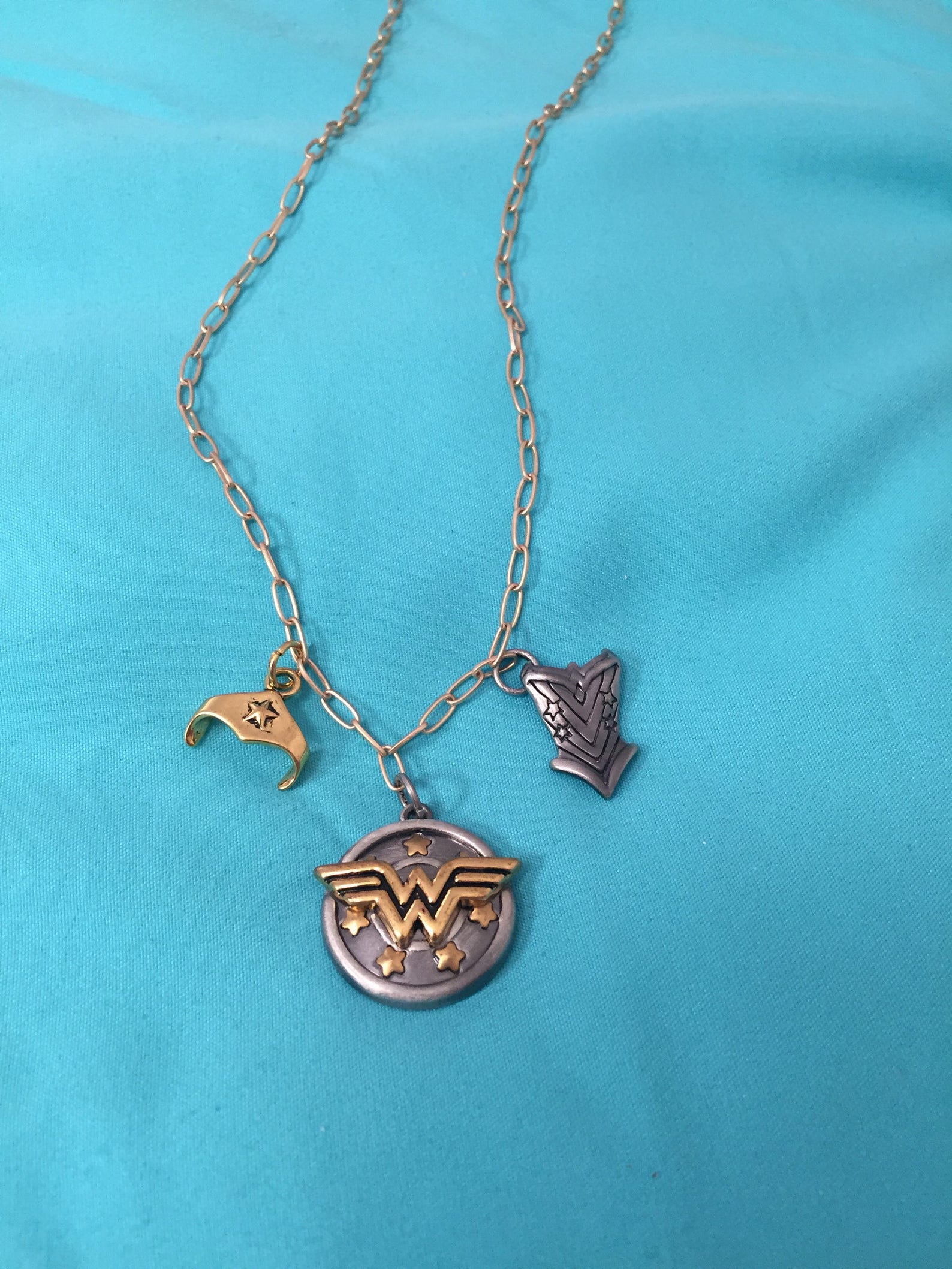 Wonder Woman charm necklace Etsy