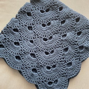 Light Weight Navy Blue Baby Blanket