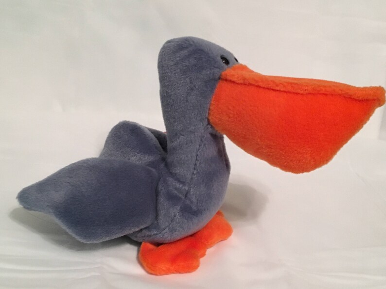 TY Beanie Baby SCOOP the Pelican Pristine With Mint Tags PE Pellets