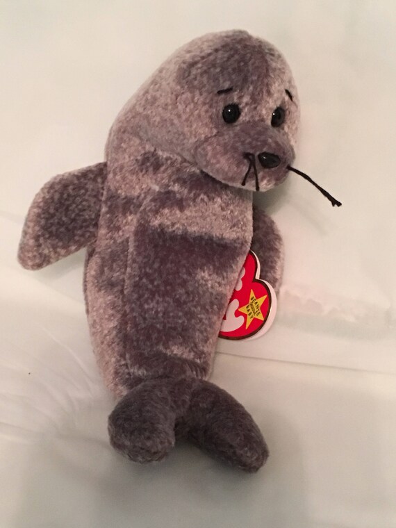 slippery the seal beanie baby